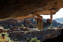 Bouldering in Hueco Tanks on 11/03/2018 with Blue Lizard Climbing and Yoga

Filename: SRM_20181103_1011280.jpg
Aperture: f/5.6
Shutter Speed: 1/800
Body: Canon EOS-1D Mark II
Lens: Canon EF 50mm f/1.8 II