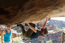 Bouldering in Hueco Tanks on 11/03/2018 with Blue Lizard Climbing and Yoga

Filename: SRM_20181103_1014440.jpg
Aperture: f/5.6
Shutter Speed: 1/320
Body: Canon EOS-1D Mark II
Lens: Canon EF 50mm f/1.8 II