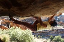 Bouldering in Hueco Tanks on 11/03/2018 with Blue Lizard Climbing and Yoga

Filename: SRM_20181103_1019210.jpg
Aperture: f/5.6
Shutter Speed: 1/400
Body: Canon EOS-1D Mark II
Lens: Canon EF 50mm f/1.8 II