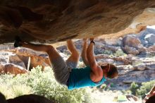 Bouldering in Hueco Tanks on 11/03/2018 with Blue Lizard Climbing and Yoga

Filename: SRM_20181103_1020090.jpg
Aperture: f/5.6
Shutter Speed: 1/320
Body: Canon EOS-1D Mark II
Lens: Canon EF 50mm f/1.8 II