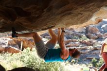 Bouldering in Hueco Tanks on 11/03/2018 with Blue Lizard Climbing and Yoga

Filename: SRM_20181103_1020110.jpg
Aperture: f/5.6
Shutter Speed: 1/250
Body: Canon EOS-1D Mark II
Lens: Canon EF 50mm f/1.8 II