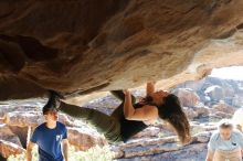 Bouldering in Hueco Tanks on 11/03/2018 with Blue Lizard Climbing and Yoga

Filename: SRM_20181103_1030520.jpg
Aperture: f/5.6
Shutter Speed: 1/320
Body: Canon EOS-1D Mark II
Lens: Canon EF 50mm f/1.8 II