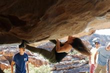 Bouldering in Hueco Tanks on 11/03/2018 with Blue Lizard Climbing and Yoga

Filename: SRM_20181103_1030550.jpg
Aperture: f/5.6
Shutter Speed: 1/400
Body: Canon EOS-1D Mark II
Lens: Canon EF 50mm f/1.8 II
