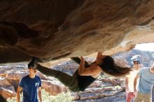 Bouldering in Hueco Tanks on 11/03/2018 with Blue Lizard Climbing and Yoga

Filename: SRM_20181103_1030551.jpg
Aperture: f/5.6
Shutter Speed: 1/400
Body: Canon EOS-1D Mark II
Lens: Canon EF 50mm f/1.8 II