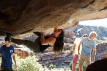 Bouldering in Hueco Tanks on 11/03/2018 with Blue Lizard Climbing and Yoga

Filename: SRM_20181103_1031010.jpg
Aperture: f/5.6
Shutter Speed: 1/500
Body: Canon EOS-1D Mark II
Lens: Canon EF 50mm f/1.8 II