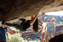 Bouldering in Hueco Tanks on 11/03/2018 with Blue Lizard Climbing and Yoga

Filename: SRM_20181103_1031020.jpg
Aperture: f/5.6
Shutter Speed: 1/640
Body: Canon EOS-1D Mark II
Lens: Canon EF 50mm f/1.8 II