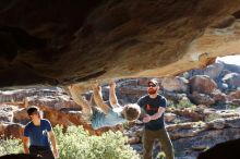 Bouldering in Hueco Tanks on 11/03/2018 with Blue Lizard Climbing and Yoga

Filename: SRM_20181103_1034310.jpg
Aperture: f/5.6
Shutter Speed: 1/800
Body: Canon EOS-1D Mark II
Lens: Canon EF 50mm f/1.8 II
