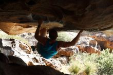 Bouldering in Hueco Tanks on 11/03/2018 with Blue Lizard Climbing and Yoga

Filename: SRM_20181103_1036591.jpg
Aperture: f/5.6
Shutter Speed: 1/640
Body: Canon EOS-1D Mark II
Lens: Canon EF 50mm f/1.8 II