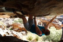 Bouldering in Hueco Tanks on 11/03/2018 with Blue Lizard Climbing and Yoga

Filename: SRM_20181103_1037060.jpg
Aperture: f/5.6
Shutter Speed: 1/500
Body: Canon EOS-1D Mark II
Lens: Canon EF 50mm f/1.8 II