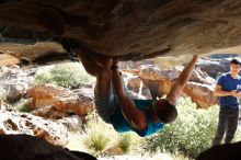 Bouldering in Hueco Tanks on 11/03/2018 with Blue Lizard Climbing and Yoga

Filename: SRM_20181103_1037062.jpg
Aperture: f/5.6
Shutter Speed: 1/500
Body: Canon EOS-1D Mark II
Lens: Canon EF 50mm f/1.8 II