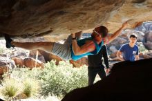 Bouldering in Hueco Tanks on 11/03/2018 with Blue Lizard Climbing and Yoga

Filename: SRM_20181103_1037171.jpg
Aperture: f/5.6
Shutter Speed: 1/500
Body: Canon EOS-1D Mark II
Lens: Canon EF 50mm f/1.8 II