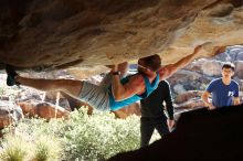 Bouldering in Hueco Tanks on 11/03/2018 with Blue Lizard Climbing and Yoga

Filename: SRM_20181103_1037181.jpg
Aperture: f/5.6
Shutter Speed: 1/500
Body: Canon EOS-1D Mark II
Lens: Canon EF 50mm f/1.8 II