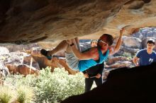 Bouldering in Hueco Tanks on 11/03/2018 with Blue Lizard Climbing and Yoga

Filename: SRM_20181103_1037200.jpg
Aperture: f/5.6
Shutter Speed: 1/500
Body: Canon EOS-1D Mark II
Lens: Canon EF 50mm f/1.8 II