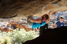 Bouldering in Hueco Tanks on 11/03/2018 with Blue Lizard Climbing and Yoga

Filename: SRM_20181103_1037210.jpg
Aperture: f/5.6
Shutter Speed: 1/500
Body: Canon EOS-1D Mark II
Lens: Canon EF 50mm f/1.8 II