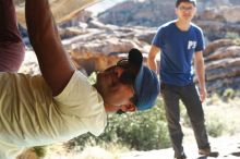 Bouldering in Hueco Tanks on 11/03/2018 with Blue Lizard Climbing and Yoga

Filename: SRM_20181103_1039181.jpg
Aperture: f/5.6
Shutter Speed: 1/500
Body: Canon EOS-1D Mark II
Lens: Canon EF 50mm f/1.8 II