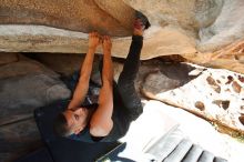Bouldering in Hueco Tanks on 11/03/2018 with Blue Lizard Climbing and Yoga

Filename: SRM_20181103_1045140.jpg
Aperture: f/5.6
Shutter Speed: 1/500
Body: Canon EOS-1D Mark II
Lens: Canon EF 16-35mm f/2.8 L
