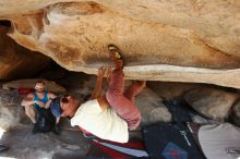 Bouldering in Hueco Tanks on 11/03/2018 with Blue Lizard Climbing and Yoga

Filename: SRM_20181103_1046411.jpg
Aperture: f/5.6
Shutter Speed: 1/500
Body: Canon EOS-1D Mark II
Lens: Canon EF 16-35mm f/2.8 L