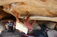 Bouldering in Hueco Tanks on 11/03/2018 with Blue Lizard Climbing and Yoga

Filename: SRM_20181103_1046430.jpg
Aperture: f/5.6
Shutter Speed: 1/500
Body: Canon EOS-1D Mark II
Lens: Canon EF 16-35mm f/2.8 L