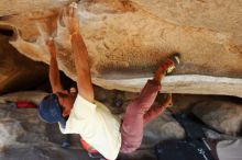 Bouldering in Hueco Tanks on 11/03/2018 with Blue Lizard Climbing and Yoga

Filename: SRM_20181103_1047381.jpg
Aperture: f/5.6
Shutter Speed: 1/500
Body: Canon EOS-1D Mark II
Lens: Canon EF 16-35mm f/2.8 L