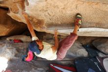 Bouldering in Hueco Tanks on 11/03/2018 with Blue Lizard Climbing and Yoga

Filename: SRM_20181103_1050041.jpg
Aperture: f/5.6
Shutter Speed: 1/400
Body: Canon EOS-1D Mark II
Lens: Canon EF 16-35mm f/2.8 L