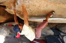 Bouldering in Hueco Tanks on 11/03/2018 with Blue Lizard Climbing and Yoga

Filename: SRM_20181103_1050060.jpg
Aperture: f/5.6
Shutter Speed: 1/400
Body: Canon EOS-1D Mark II
Lens: Canon EF 16-35mm f/2.8 L