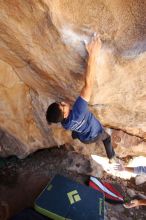 Bouldering in Hueco Tanks on 11/03/2018 with Blue Lizard Climbing and Yoga

Filename: SRM_20181103_1134510.jpg
Aperture: f/5.6
Shutter Speed: 1/250
Body: Canon EOS-1D Mark II
Lens: Canon EF 16-35mm f/2.8 L