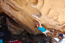 Bouldering in Hueco Tanks on 11/03/2018 with Blue Lizard Climbing and Yoga

Filename: SRM_20181103_1141230.jpg
Aperture: f/5.6
Shutter Speed: 1/400
Body: Canon EOS-1D Mark II
Lens: Canon EF 16-35mm f/2.8 L