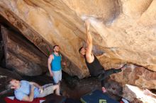 Bouldering in Hueco Tanks on 11/03/2018 with Blue Lizard Climbing and Yoga

Filename: SRM_20181103_1145301.jpg
Aperture: f/5.6
Shutter Speed: 1/250
Body: Canon EOS-1D Mark II
Lens: Canon EF 16-35mm f/2.8 L