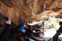 Bouldering in Hueco Tanks on 11/03/2018 with Blue Lizard Climbing and Yoga

Filename: SRM_20181103_1150304.jpg
Aperture: f/5.6
Shutter Speed: 1/500
Body: Canon EOS-1D Mark II
Lens: Canon EF 16-35mm f/2.8 L