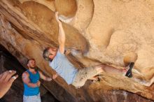 Bouldering in Hueco Tanks on 11/03/2018 with Blue Lizard Climbing and Yoga

Filename: SRM_20181103_1154490.jpg
Aperture: f/5.6
Shutter Speed: 1/400
Body: Canon EOS-1D Mark II
Lens: Canon EF 16-35mm f/2.8 L