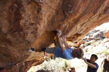 Bouldering in Hueco Tanks on 11/03/2018 with Blue Lizard Climbing and Yoga

Filename: SRM_20181103_1155050.jpg
Aperture: f/5.6
Shutter Speed: 1/640
Body: Canon EOS-1D Mark II
Lens: Canon EF 16-35mm f/2.8 L