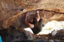 Bouldering in Hueco Tanks on 11/03/2018 with Blue Lizard Climbing and Yoga

Filename: SRM_20181103_1157400.jpg
Aperture: f/4.0
Shutter Speed: 1/500
Body: Canon EOS-1D Mark II
Lens: Canon EF 50mm f/1.8 II