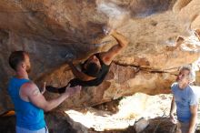 Bouldering in Hueco Tanks on 11/03/2018 with Blue Lizard Climbing and Yoga

Filename: SRM_20181103_1159520.jpg
Aperture: f/4.0
Shutter Speed: 1/500
Body: Canon EOS-1D Mark II
Lens: Canon EF 50mm f/1.8 II