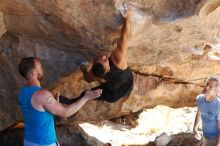 Bouldering in Hueco Tanks on 11/03/2018 with Blue Lizard Climbing and Yoga

Filename: SRM_20181103_1159521.jpg
Aperture: f/4.0
Shutter Speed: 1/400
Body: Canon EOS-1D Mark II
Lens: Canon EF 50mm f/1.8 II