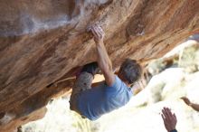 Bouldering in Hueco Tanks on 11/03/2018 with Blue Lizard Climbing and Yoga

Filename: SRM_20181103_1212570.jpg
Aperture: f/2.0
Shutter Speed: 1/2500
Body: Canon EOS-1D Mark II
Lens: Canon EF 50mm f/1.8 II