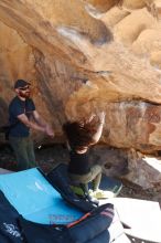 Bouldering in Hueco Tanks on 11/03/2018 with Blue Lizard Climbing and Yoga

Filename: SRM_20181103_1217153.jpg
Aperture: f/4.0
Shutter Speed: 1/400
Body: Canon EOS-1D Mark II
Lens: Canon EF 50mm f/1.8 II