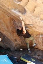 Bouldering in Hueco Tanks on 11/03/2018 with Blue Lizard Climbing and Yoga

Filename: SRM_20181103_1221051.jpg
Aperture: f/4.0
Shutter Speed: 1/400
Body: Canon EOS-1D Mark II
Lens: Canon EF 50mm f/1.8 II