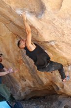 Bouldering in Hueco Tanks on 11/03/2018 with Blue Lizard Climbing and Yoga

Filename: SRM_20181103_1222460.jpg
Aperture: f/4.0
Shutter Speed: 1/250
Body: Canon EOS-1D Mark II
Lens: Canon EF 50mm f/1.8 II