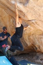 Bouldering in Hueco Tanks on 11/03/2018 with Blue Lizard Climbing and Yoga

Filename: SRM_20181103_1222471.jpg
Aperture: f/4.0
Shutter Speed: 1/320
Body: Canon EOS-1D Mark II
Lens: Canon EF 50mm f/1.8 II