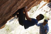 Bouldering in Hueco Tanks on 11/03/2018 with Blue Lizard Climbing and Yoga

Filename: SRM_20181103_1224470.jpg
Aperture: f/4.0
Shutter Speed: 1/1600
Body: Canon EOS-1D Mark II
Lens: Canon EF 50mm f/1.8 II