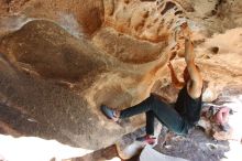 Bouldering in Hueco Tanks on 11/03/2018 with Blue Lizard Climbing and Yoga

Filename: SRM_20181103_1429030.jpg
Aperture: f/5.6
Shutter Speed: 1/200
Body: Canon EOS-1D Mark II
Lens: Canon EF 16-35mm f/2.8 L