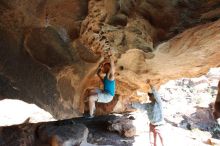 Bouldering in Hueco Tanks on 11/03/2018 with Blue Lizard Climbing and Yoga

Filename: SRM_20181103_1433100.jpg
Aperture: f/5.6
Shutter Speed: 1/400
Body: Canon EOS-1D Mark II
Lens: Canon EF 16-35mm f/2.8 L