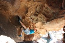 Bouldering in Hueco Tanks on 11/03/2018 with Blue Lizard Climbing and Yoga

Filename: SRM_20181103_1433200.jpg
Aperture: f/5.6
Shutter Speed: 1/250
Body: Canon EOS-1D Mark II
Lens: Canon EF 16-35mm f/2.8 L