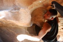 Bouldering in Hueco Tanks on 11/03/2018 with Blue Lizard Climbing and Yoga

Filename: SRM_20181103_1448580.jpg
Aperture: f/4.0
Shutter Speed: 1/200
Body: Canon EOS-1D Mark II
Lens: Canon EF 16-35mm f/2.8 L