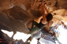 Bouldering in Hueco Tanks on 11/03/2018 with Blue Lizard Climbing and Yoga

Filename: SRM_20181103_1450350.jpg
Aperture: f/4.0
Shutter Speed: 1/400
Body: Canon EOS-1D Mark II
Lens: Canon EF 16-35mm f/2.8 L