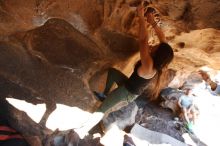 Bouldering in Hueco Tanks on 11/03/2018 with Blue Lizard Climbing and Yoga

Filename: SRM_20181103_1450351.jpg
Aperture: f/4.0
Shutter Speed: 1/400
Body: Canon EOS-1D Mark II
Lens: Canon EF 16-35mm f/2.8 L