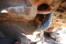 Bouldering in Hueco Tanks on 11/03/2018 with Blue Lizard Climbing and Yoga

Filename: SRM_20181103_1458410.jpg
Aperture: f/4.0
Shutter Speed: 1/320
Body: Canon EOS-1D Mark II
Lens: Canon EF 16-35mm f/2.8 L