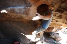 Bouldering in Hueco Tanks on 11/03/2018 with Blue Lizard Climbing and Yoga

Filename: SRM_20181103_1458420.jpg
Aperture: f/4.0
Shutter Speed: 1/500
Body: Canon EOS-1D Mark II
Lens: Canon EF 16-35mm f/2.8 L