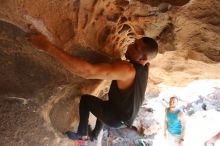 Bouldering in Hueco Tanks on 11/03/2018 with Blue Lizard Climbing and Yoga

Filename: SRM_20181103_1459200.jpg
Aperture: f/4.0
Shutter Speed: 1/320
Body: Canon EOS-1D Mark II
Lens: Canon EF 16-35mm f/2.8 L