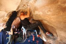 Bouldering in Hueco Tanks on 11/03/2018 with Blue Lizard Climbing and Yoga

Filename: SRM_20181103_1510591.jpg
Aperture: f/4.0
Shutter Speed: 1/250
Body: Canon EOS-1D Mark II
Lens: Canon EF 16-35mm f/2.8 L